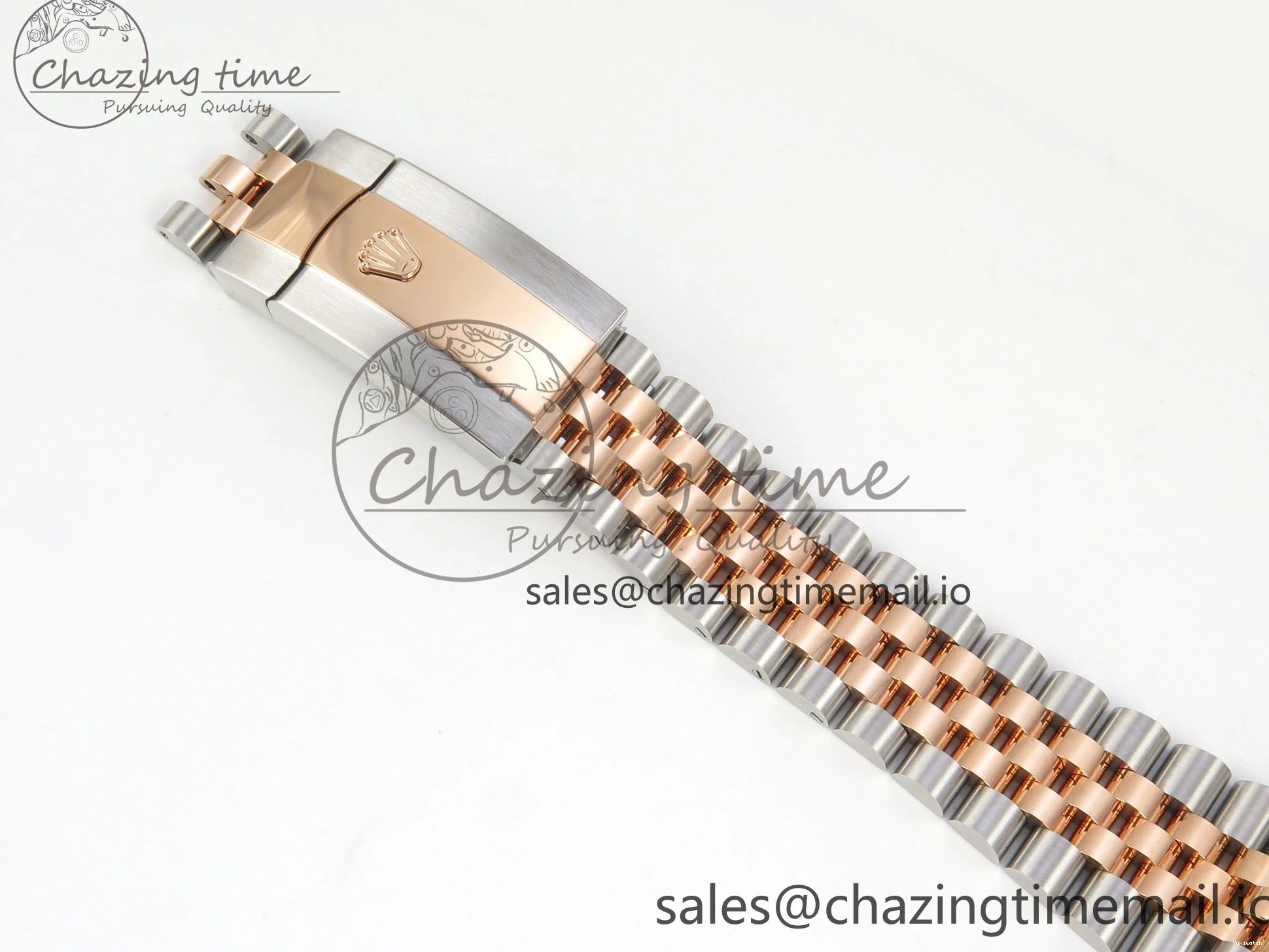 (Weighted) ARF Jubilee RG Best SH3235 SS 126331 Edition 1:1 Dial 41 RG Diaomonds DateJust on Bracelet 0522